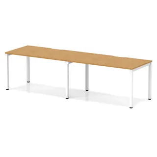 Evolve Plus Single Row Bench Desk - 2 Person