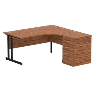 EE - Impulse Cantilever Crescent Desk Workstation