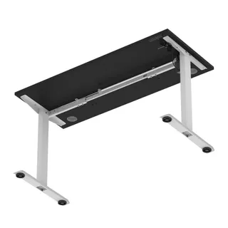 Air Lite Height Adjustable Slimline Desk With Cable Ports