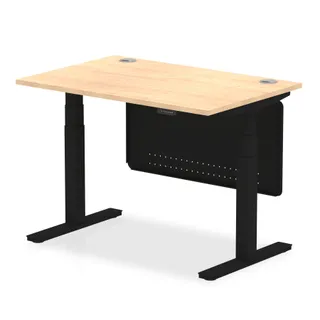 Air Height Adjustable Desk With Cable Ports