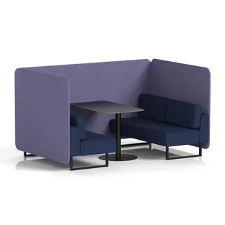 Brixworth Bench Booth in Two Tone