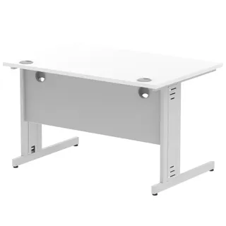 Impulse Straight Desk Cable Managed Leg