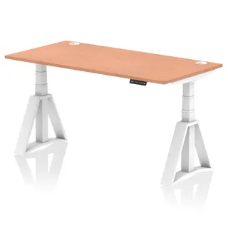 Air Height Adjustable Desk With Cable Ports