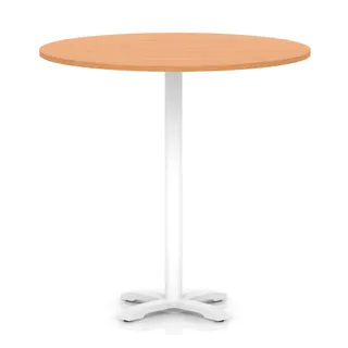 Italia Round Poseur Table With Cross Base