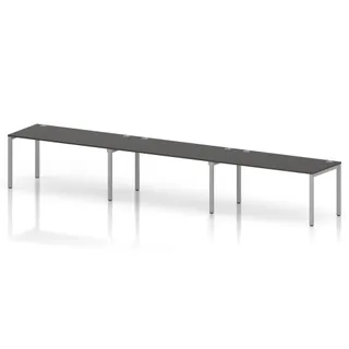 Impulse Single Row Bench Desk - 3 Person