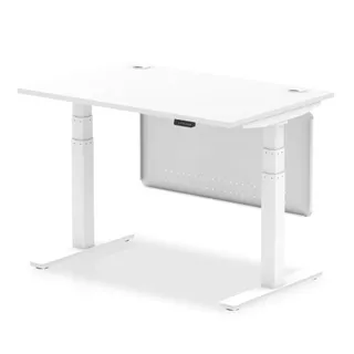 Air Height Adjustable Desk With Cable Ports