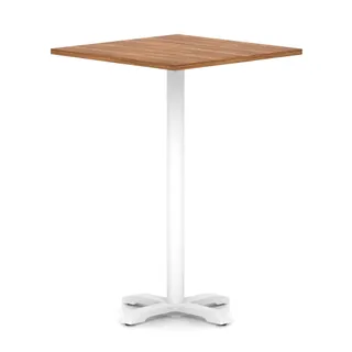 EE - Italia Square Poseur Table With Cross Base
