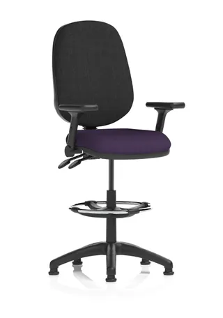 Eclipse Plus II Medium Back Task Operator Office Chair