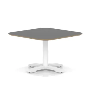 Brixworth Square Coffee Table With Cross Base