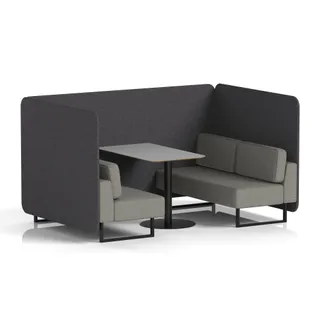 Brixworth Bench Booth in Two Tone