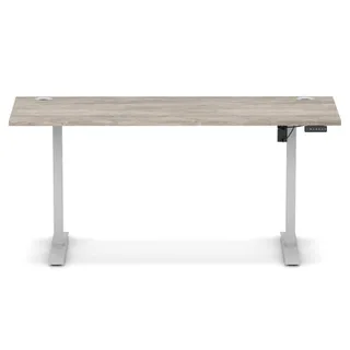 Air Lite Height Adjustable Slimline Desk With Cable Ports