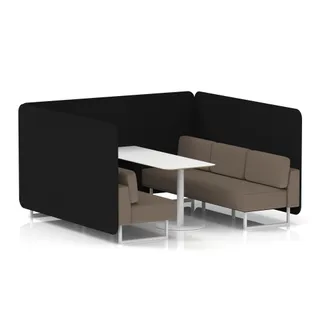 Brixworth Bench Booth in Two Tone