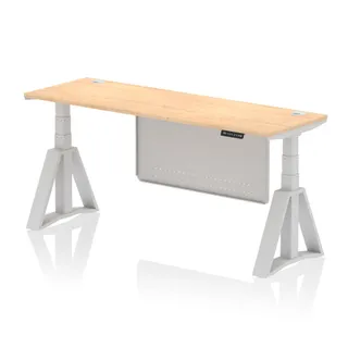 Air Height Adjustable Slimline Desk With Cable Ports