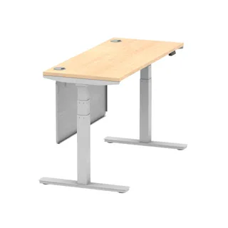 Air Height Adjustable Slimline Desk With Cable Ports