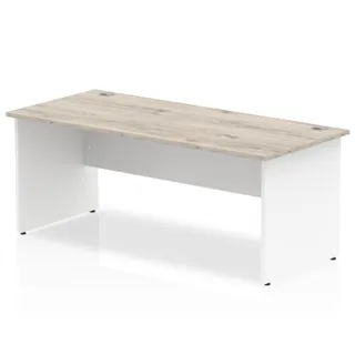OE - Impulse Straight Desk Panel End Leg Two Tone