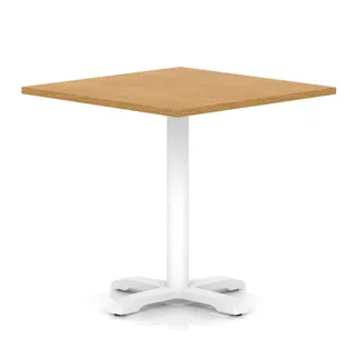 EE - Italia Square Poseur Table With Cross Base
