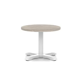 Italia Round Coffee Table With Cross Base