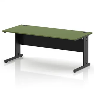 Impulse Straight Desk Cable Managed Leg