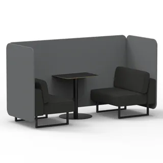 Brixworth Bench Booth in Two Tone