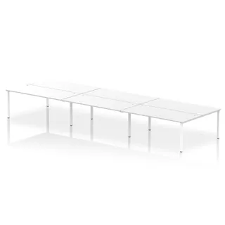 Impulse B2B Bench Desk - 6 Person