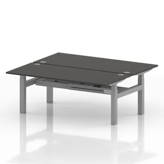 Air Back-to-Back Height Adjustable Bench Desk - 2 Person
