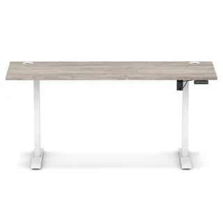 Air Lite Height Adjustable Slimline Desk With Cable Ports