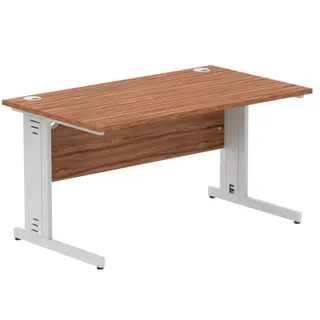 Impulse Straight Desk Cable Managed Leg