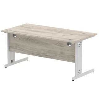 Impulse Straight Desk Cable Managed Leg