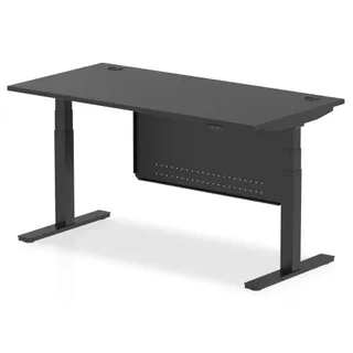 Air Height Adjustable Desk With Cable Ports