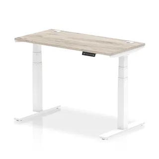 EE - Air Height Adjustable Slimline Desk With Cable Ports