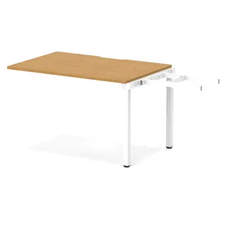 Evolve Plus Single Row Bench Desk Extension Kit