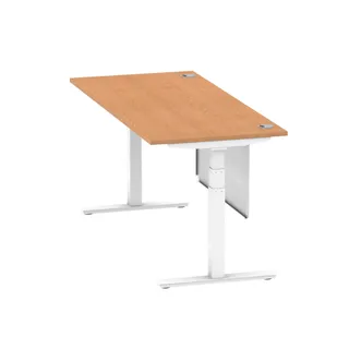 Air Height Adjustable Desk With Cable Ports