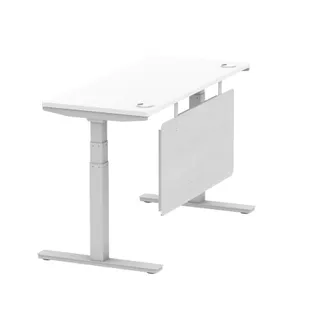Air Height Adjustable Slimline Desk With Cable Ports