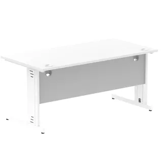 Impulse Straight Desk Cable Managed Leg