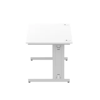 Impulse Straight Desk Cable Managed Leg