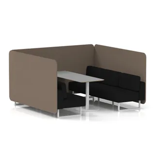 Brixworth Bench Booth in Two Tone