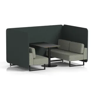 Brixworth Bench Booth in Two Tone