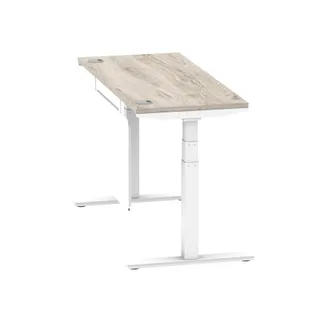 Air Height Adjustable Slimline Desk With Cable Ports