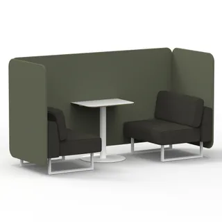 Brixworth Bench Booth in Two Tone