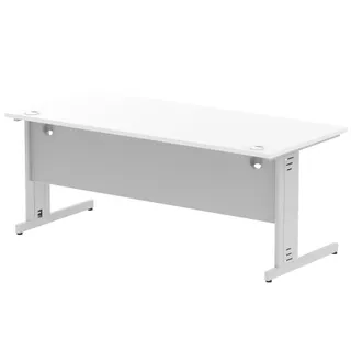 Impulse Straight Desk Cable Managed Leg