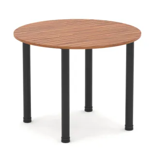 Impulse Round Table With Post Leg