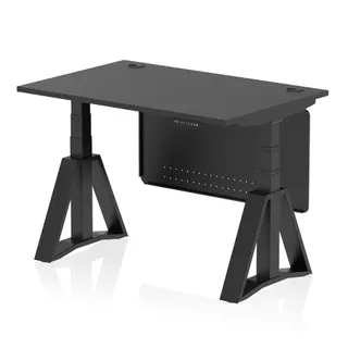 Air Height Adjustable Desk With Cable Ports