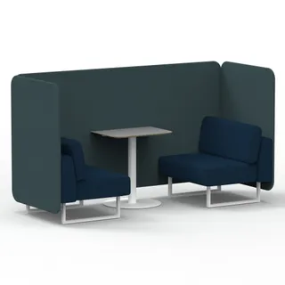 Brixworth Bench Booth in Two Tone