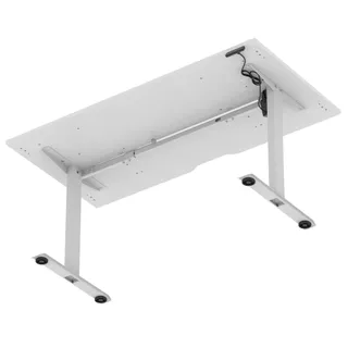 Air Lite Height Adjustable Desk With Scalloped Edge