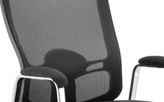 Portland Medium Mesh Back (Straight Leg) Visitor Chair with Arms