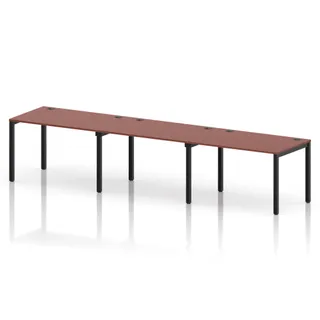 Impulse Single Row Bench Desk - 3 Person