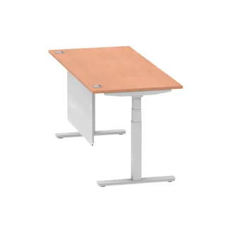 Air Height Adjustable Desk With Cable Ports