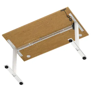 Air Lite Height Adjustable Desk With Cable Ports