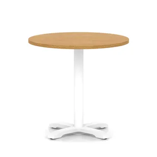 Italia Round Poseur Table With Cross Base