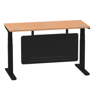 Air Height Adjustable Slimline Desk With Cable Ports